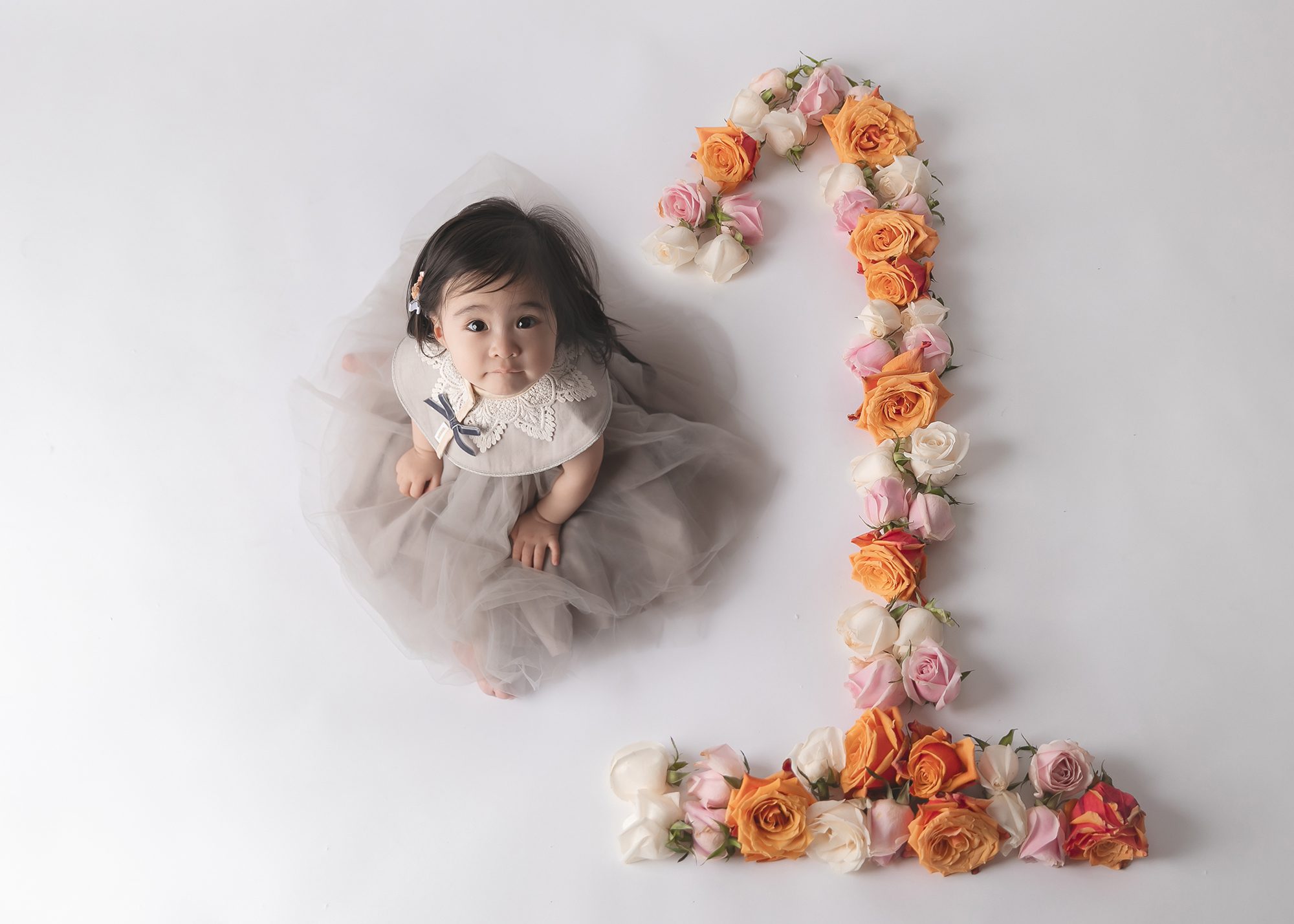 dc baby photography - flower smash first birthday