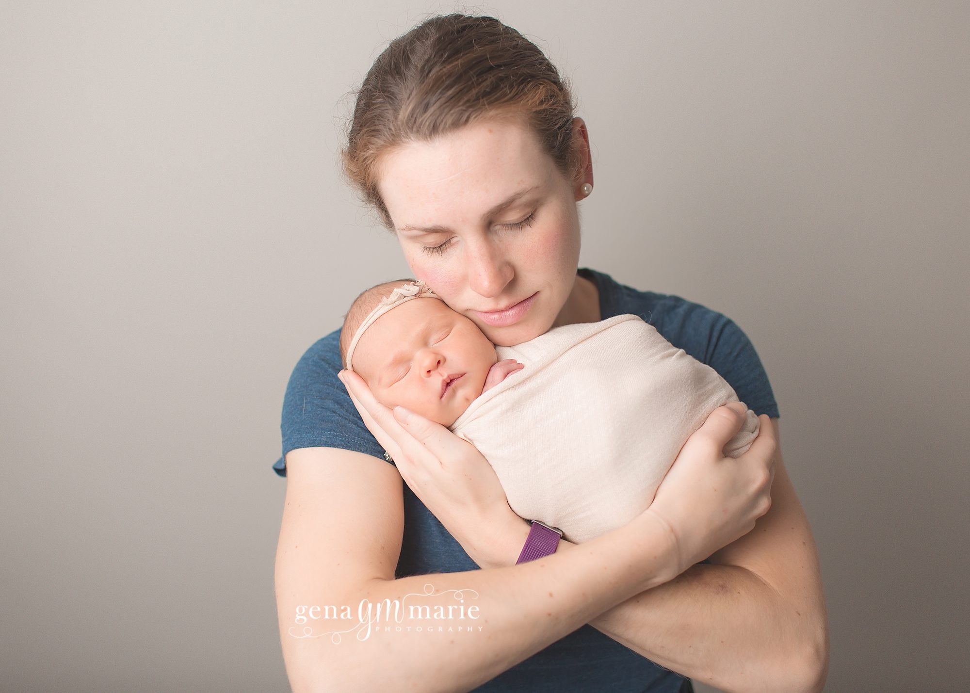 sweet newborn daughter