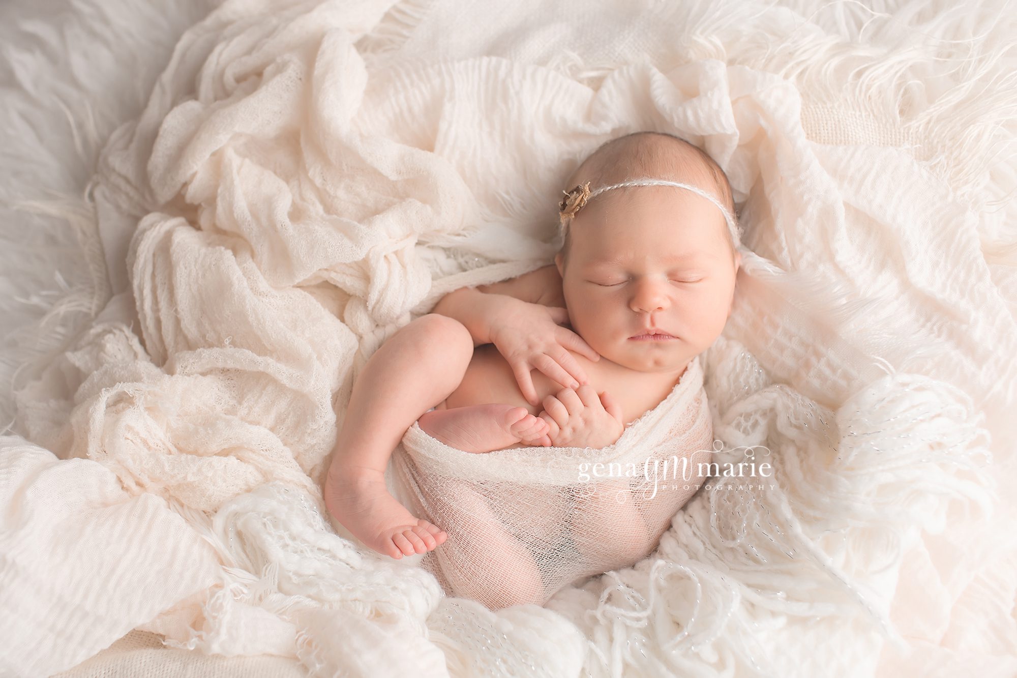 sweet newborn daughter