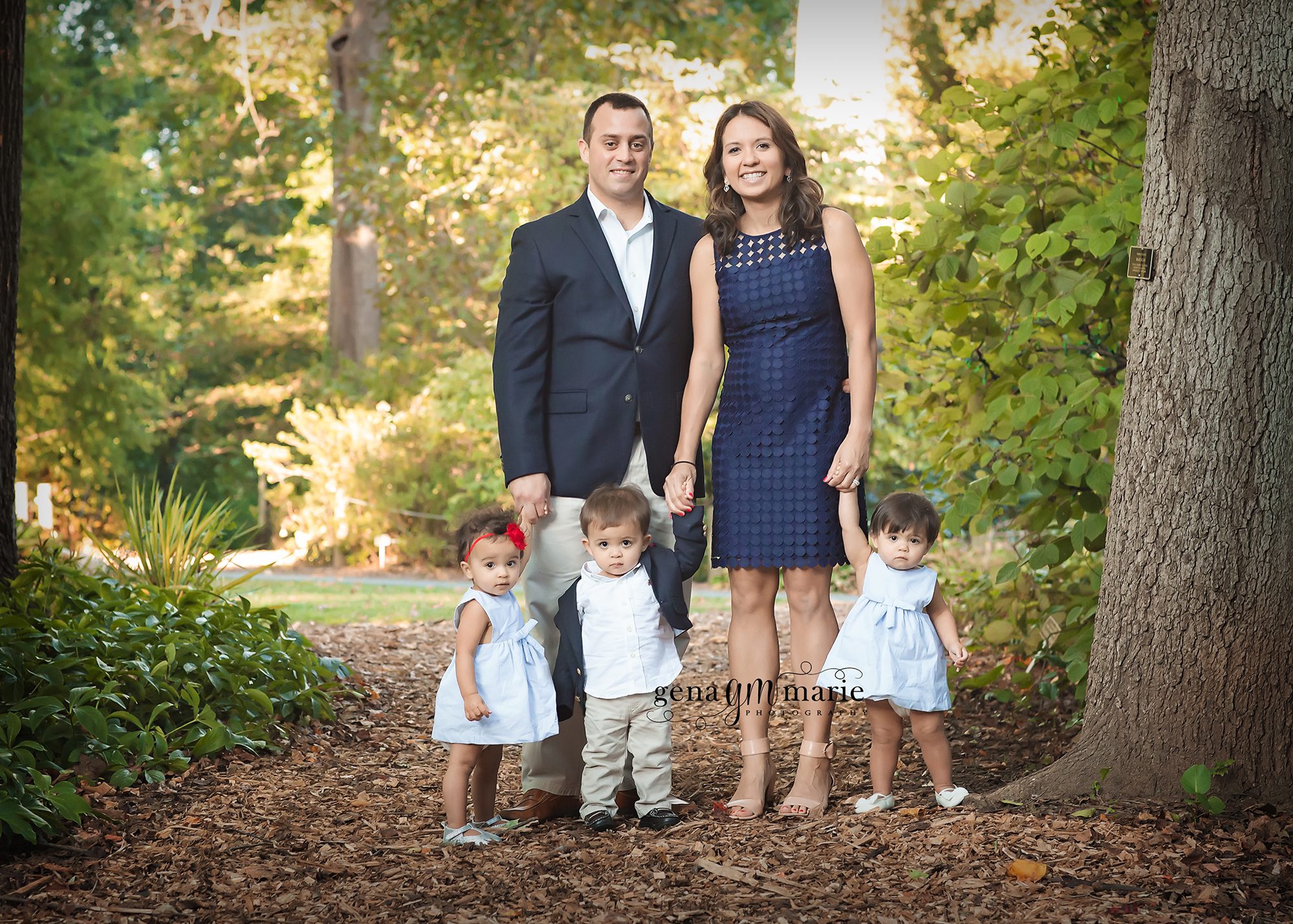 1 year old triplets - photography