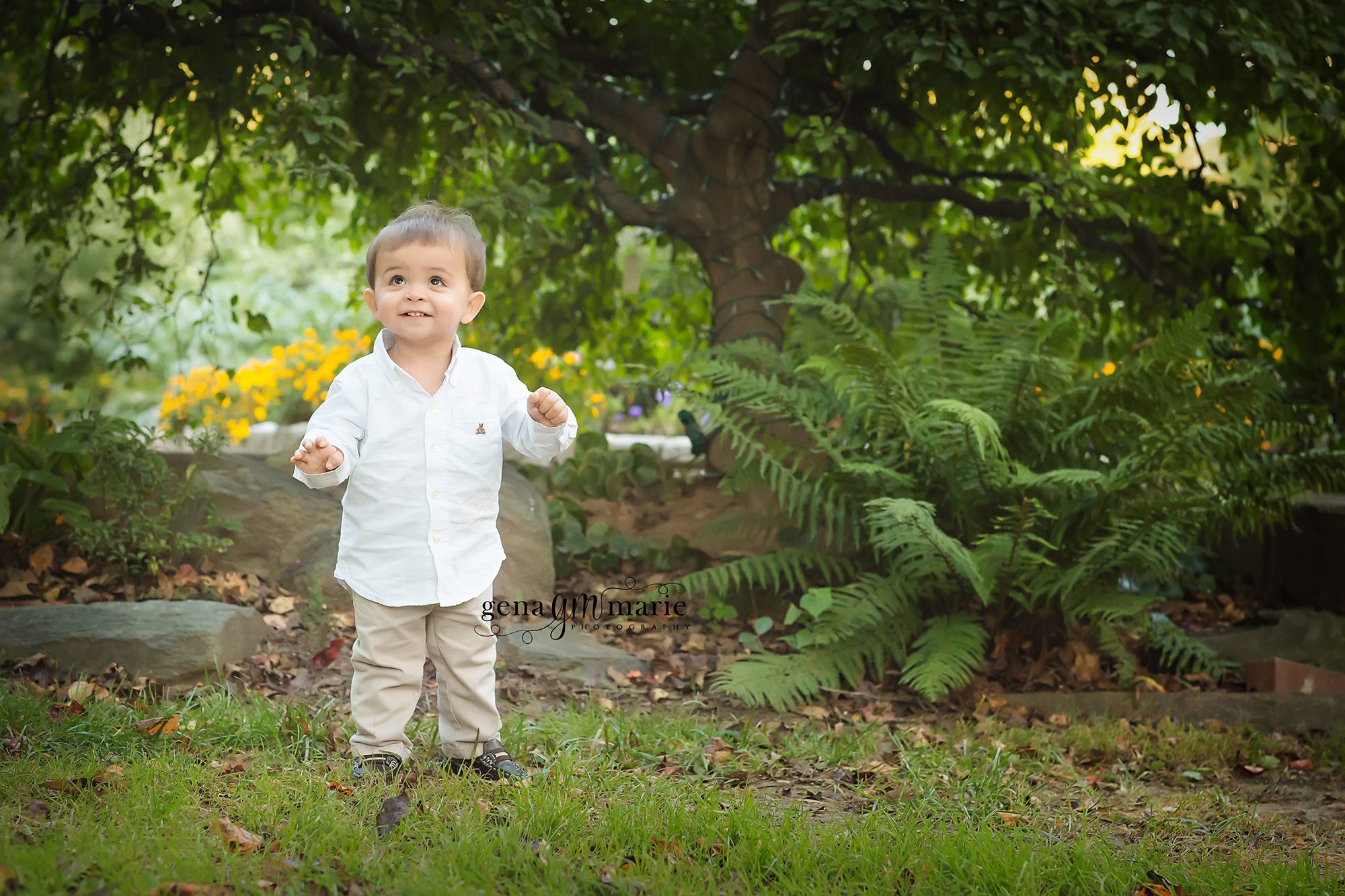 1 year old triplets - photography